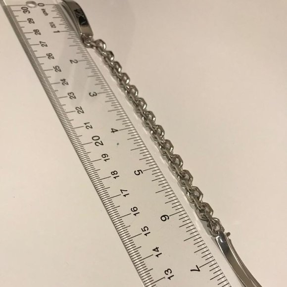 Speidel U.S.A. Ladies Silver-Tone ID Bracelet (LINDA) - Picture 3 of 7